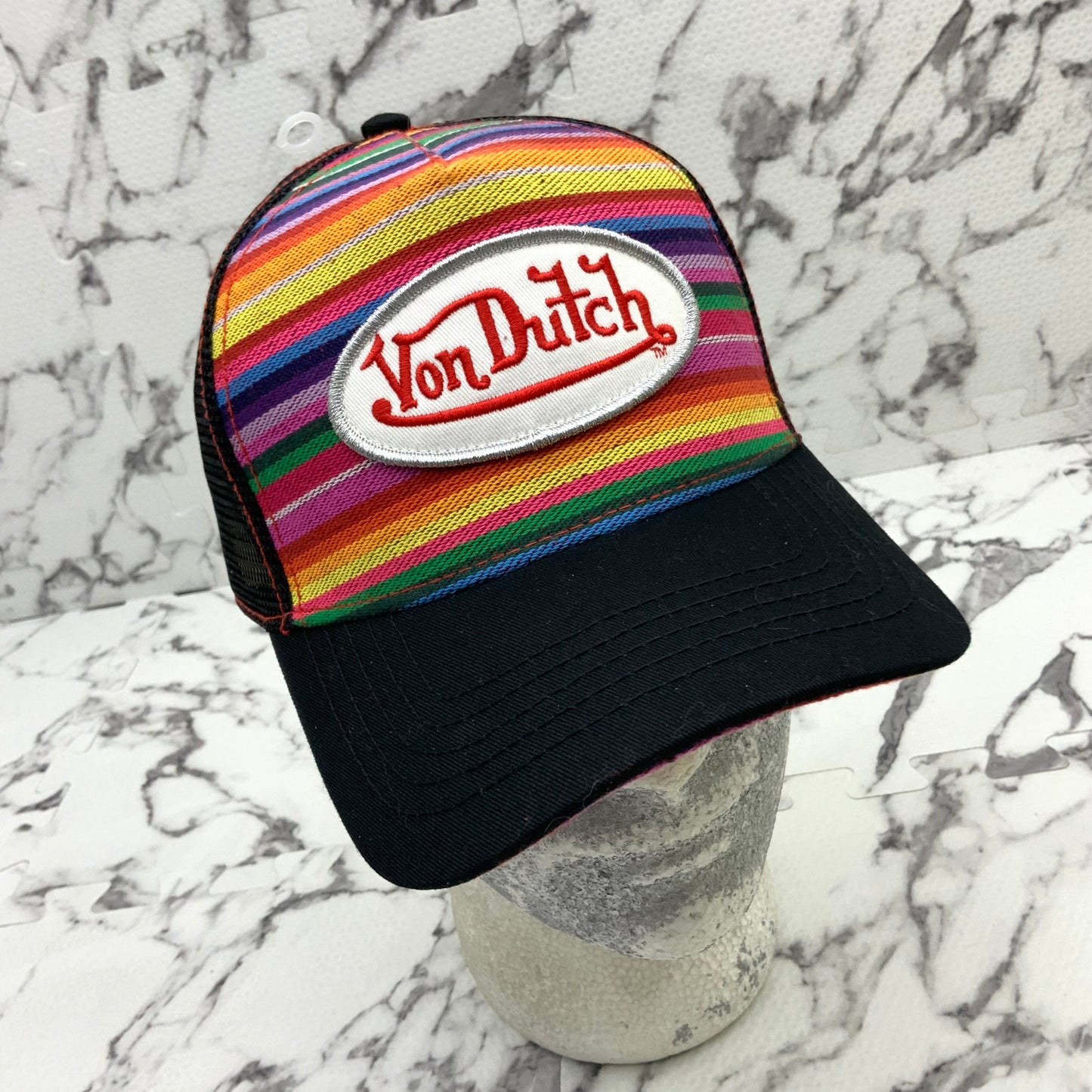 VonDutch Multicolor | Black Fashion Trucker Hat NWT