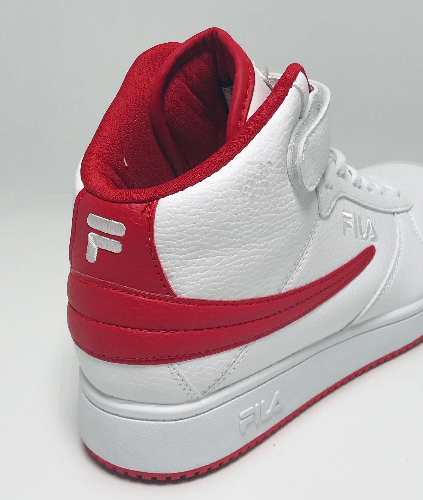 Men's Fila A High White | Red Fashion Sneakers NWT