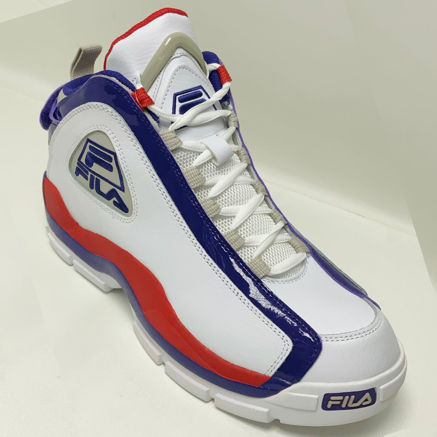 Men’s Fila Grant Hill 2 White | Purple | Red Sneakers NWT