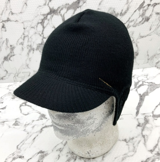 Men’s Timberland Black Earlap Brim Casual Beanies NWT