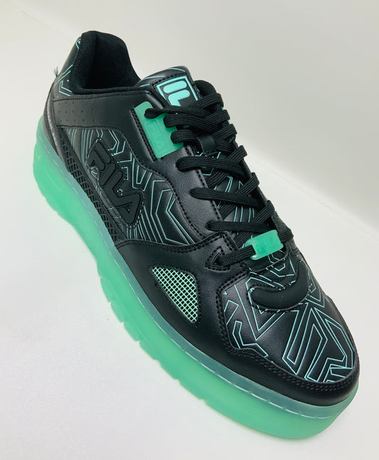 Men's Fila Teratach 600 GID Black | Glow Sneakers NWT