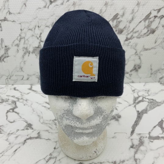 Men’s Carhartt Navy Blue Cuff Casual Beanies NWT