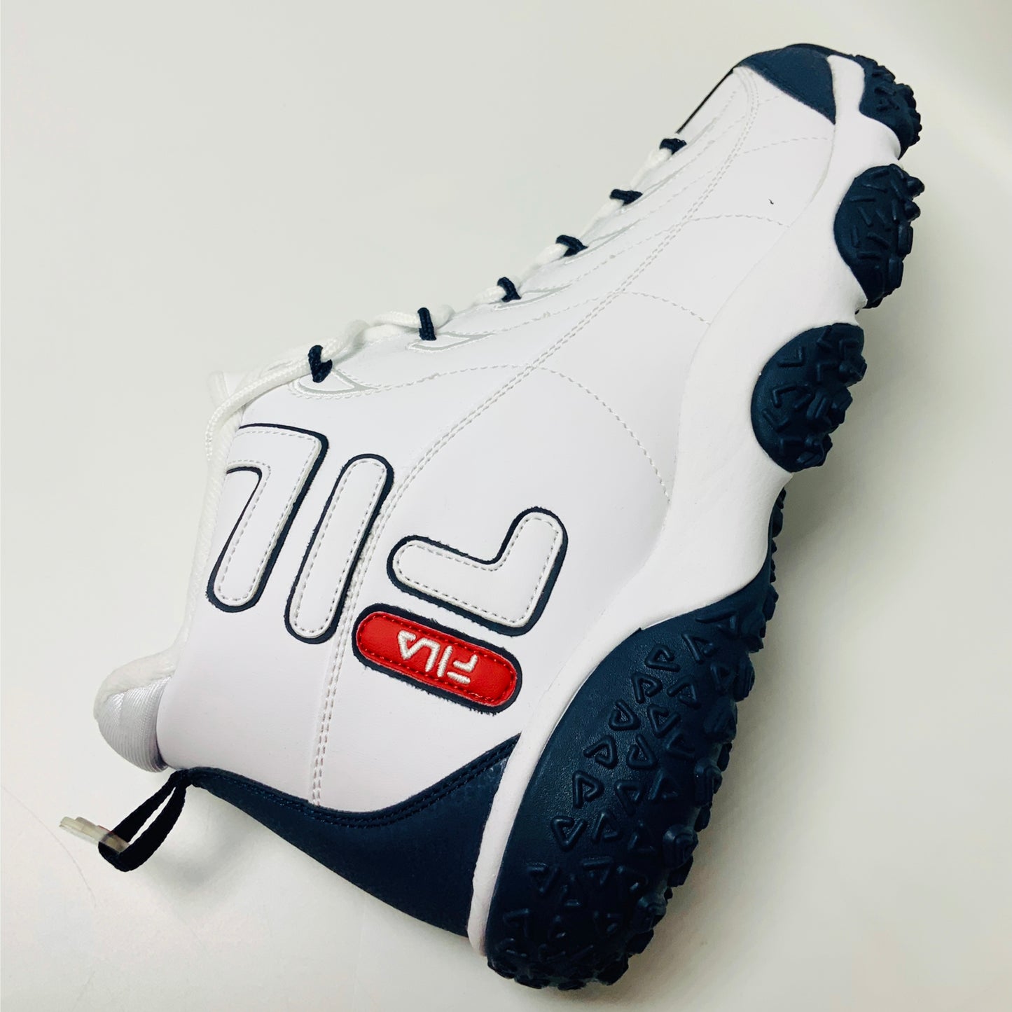 Men's Fila Snake Dancer White | Navy Sneakers NWT