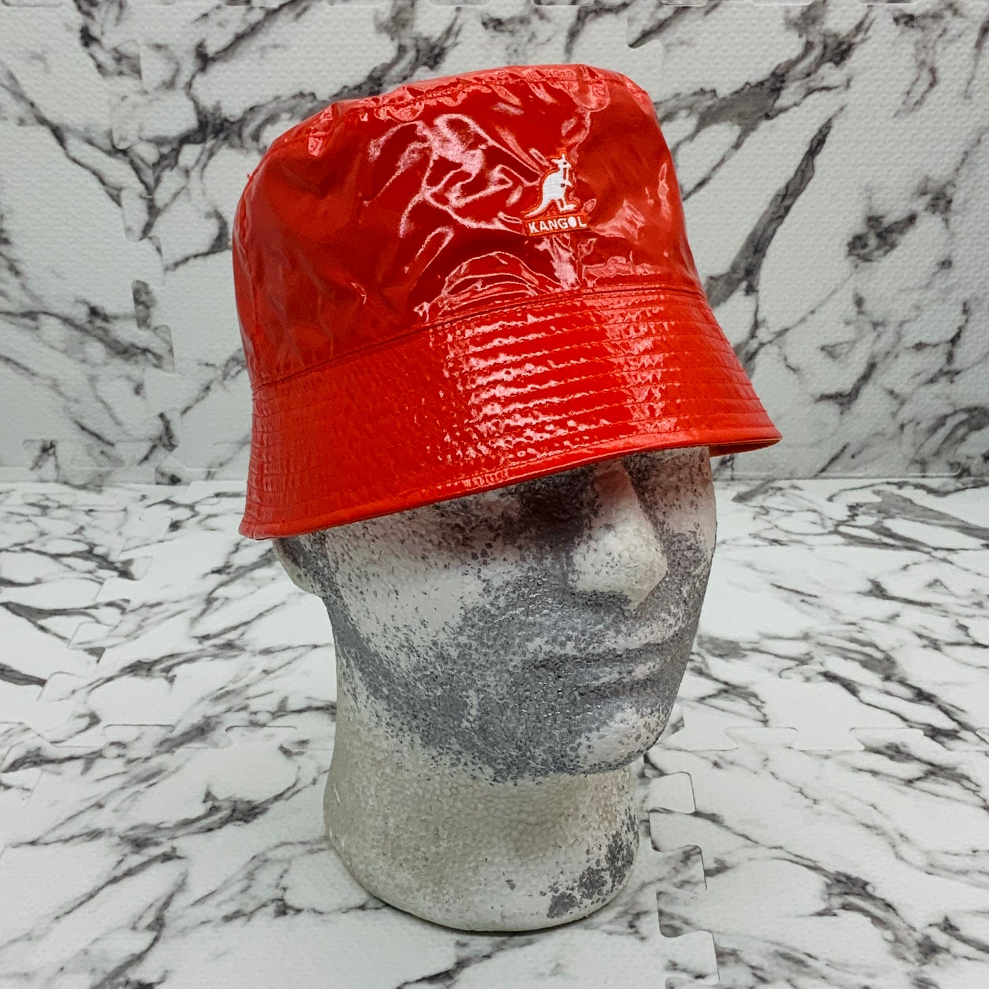 Men's Kangol Rave Sport Reversible Orange | Navy Bucket Hat NWT