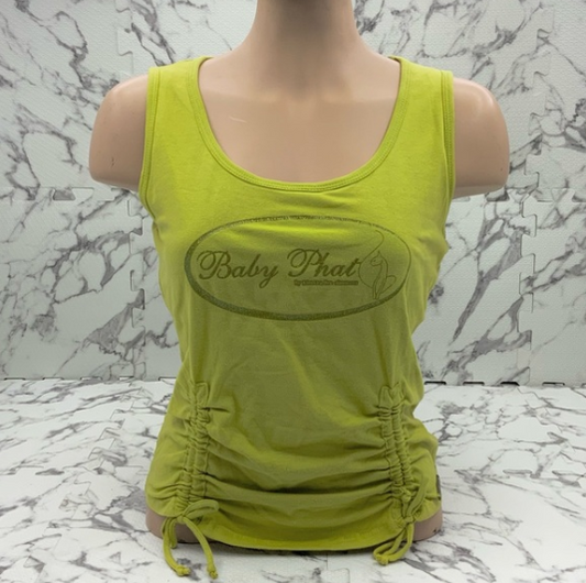 Women's Baby Phat Lime Green Tank Top NWT