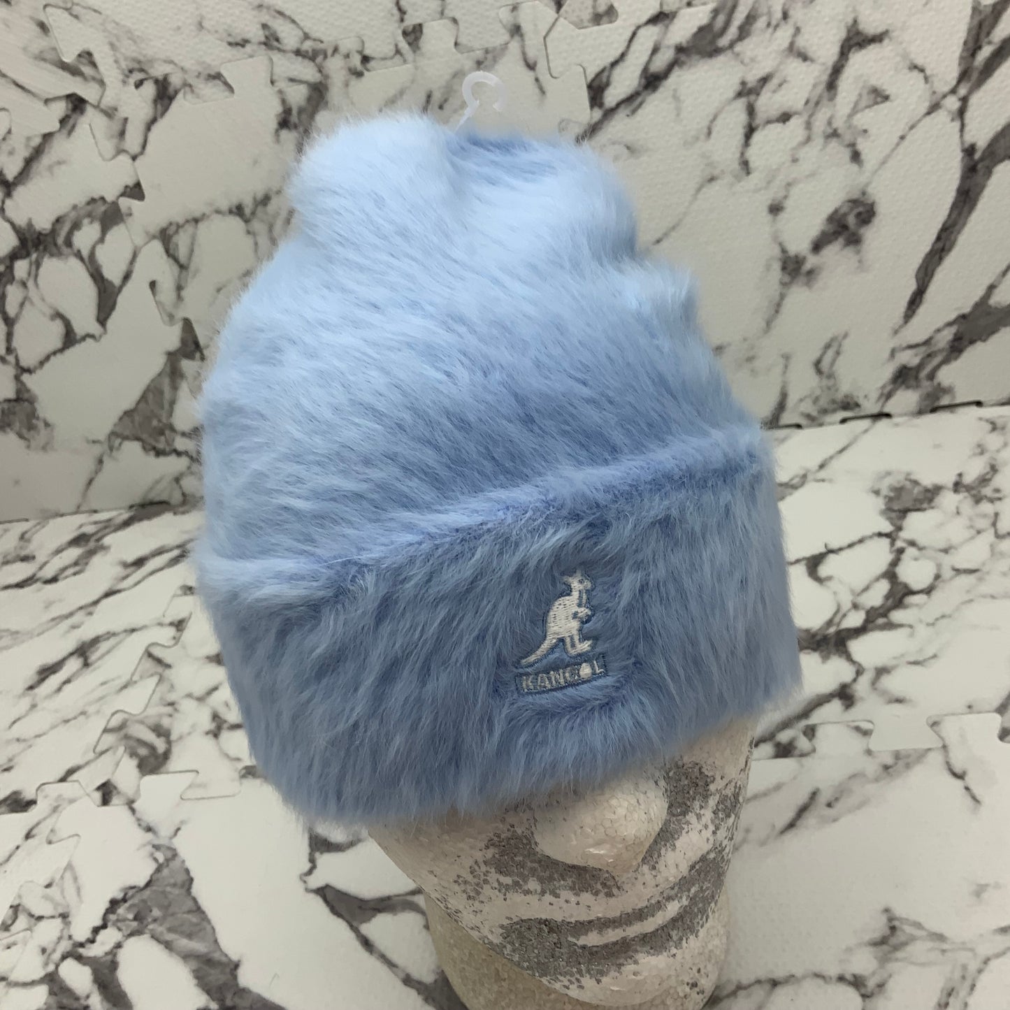 Men's Kangol Sky Blue Furgora Cuff Casual Beanie NWT