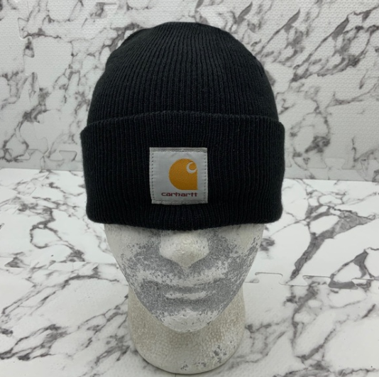 Men’s Carhartt Black Cuff Casual Beanies NWT