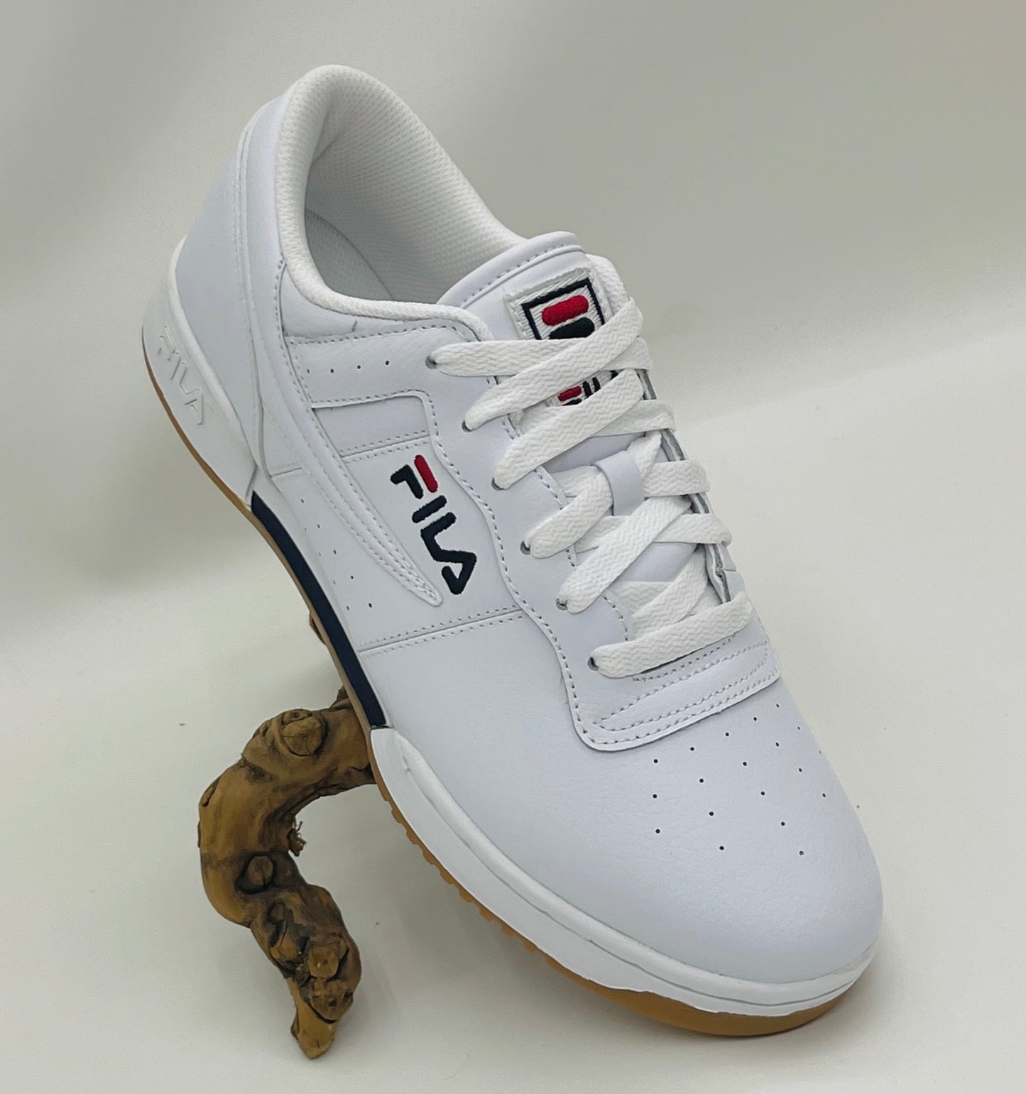 Men's Fila Original Fitness White | Navy Gum Sneakers NWT