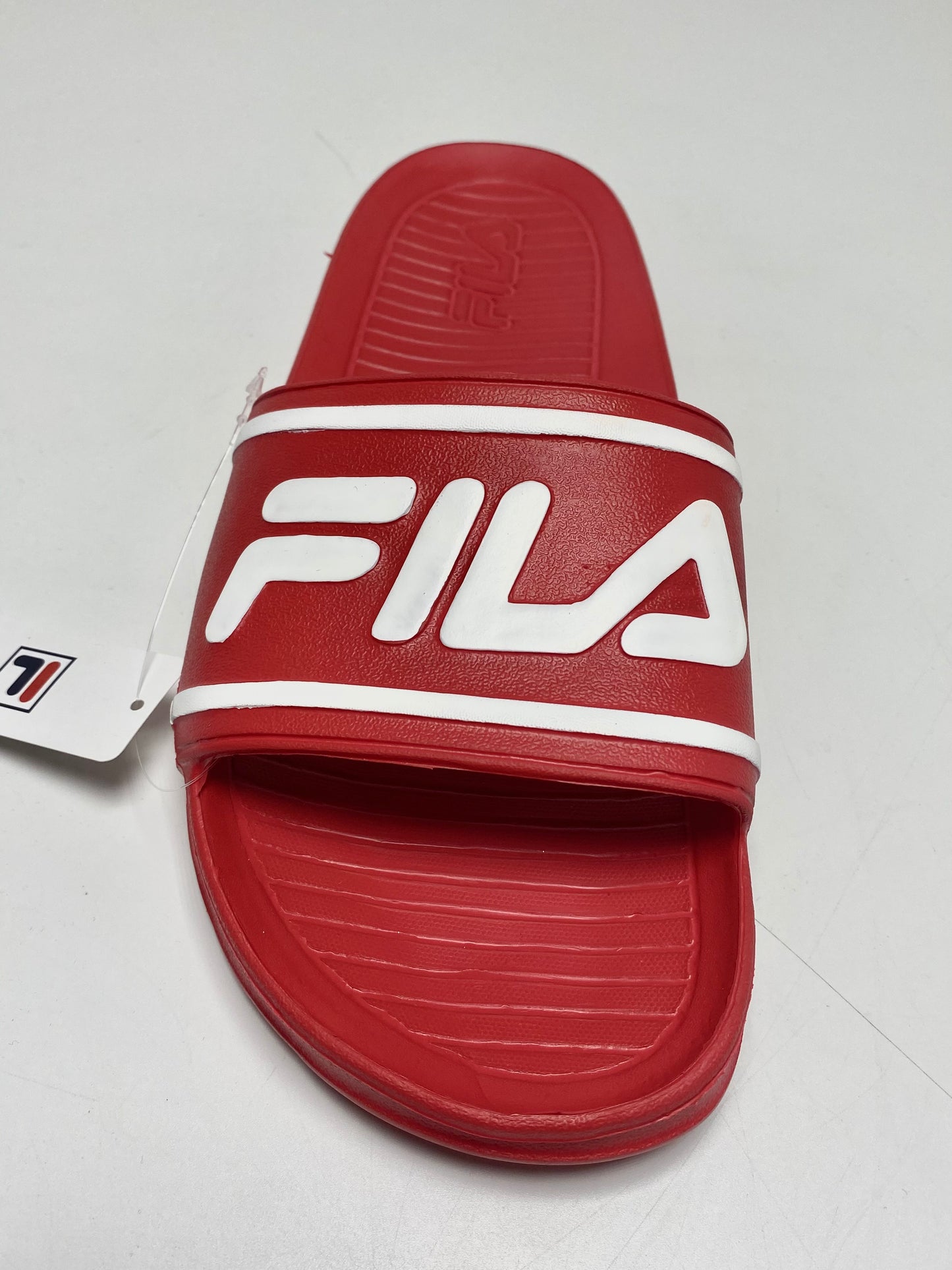 Men’s Fila Sleek Slide St Red Flip Flops NWT