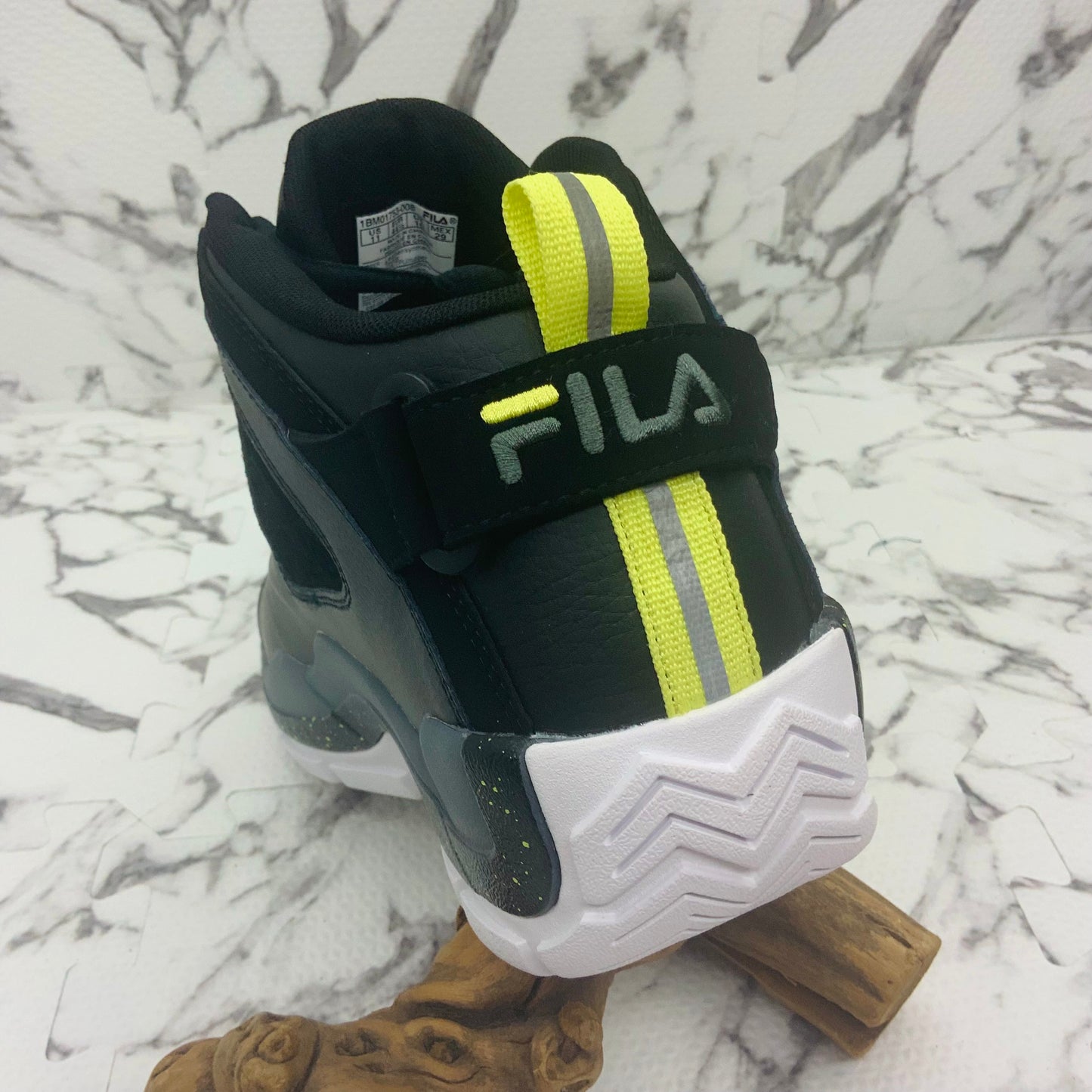 Men’s Fila Grant Hill 2 Black | Grey | Lime Green Sneakers NWT