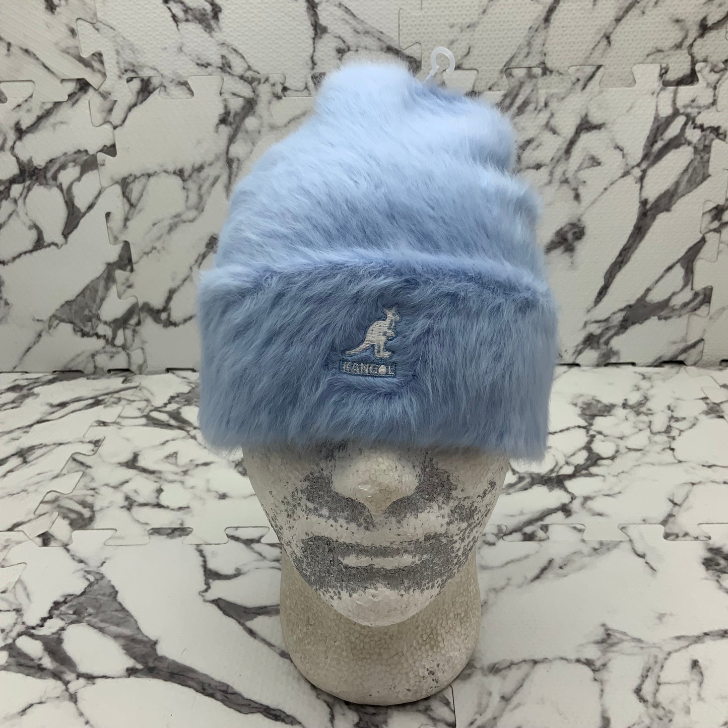 Men's Kangol Sky Blue Furgora Cuff Casual Beanie NWT