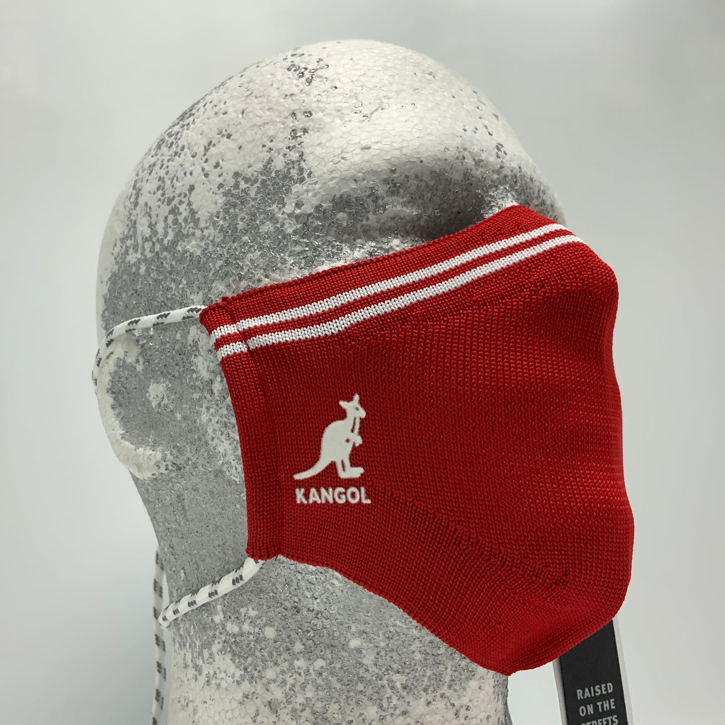 Men's Kangol Red | White Face Mask NWT