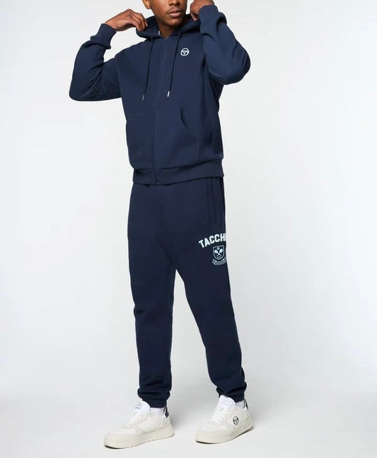 Men’s Sergio Tacchini Navy | Sky Varsity Hooded Fleece Tracksuit NWT