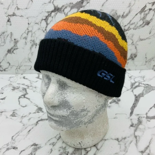 Men's GSL Black | Multi Casual Cuff Pull On Beanies