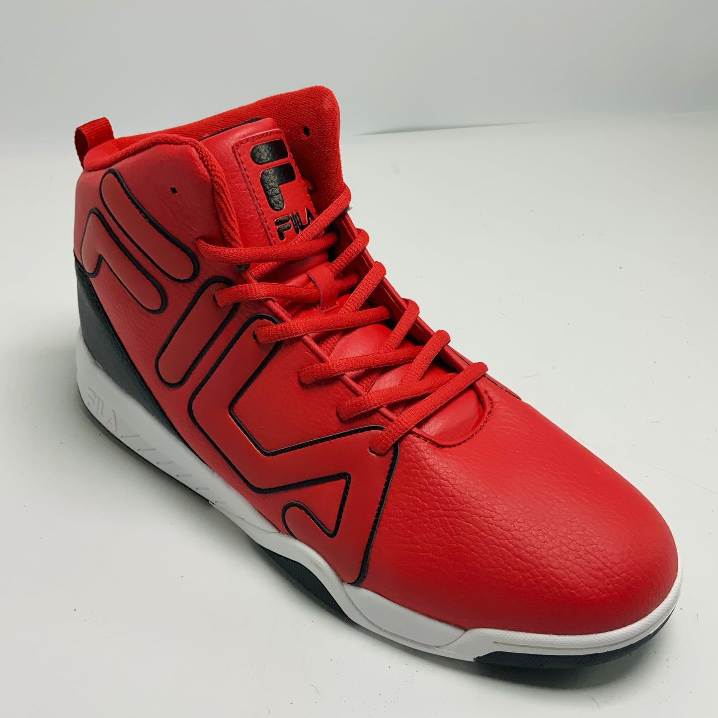 Men's Fila Khronos Red | Black | White Fashion Sneakers NWT