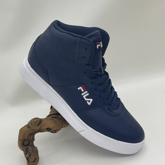 Men’s Fila Impress LLC Mid Navy | White Sneakers NWT