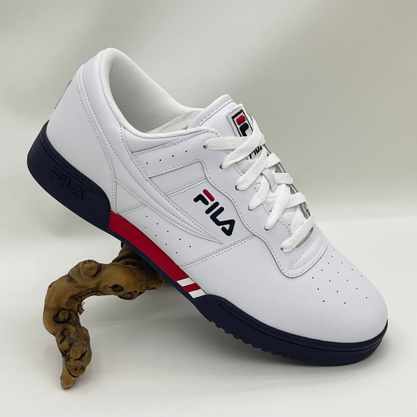 Men's Fila Original Fitness OP White | Navy Sneakers NWT