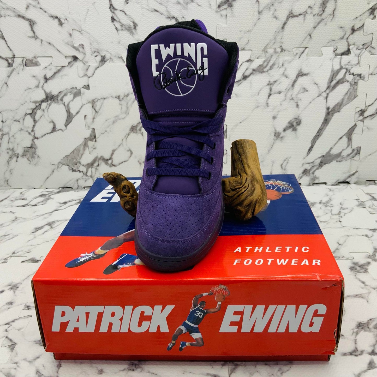 Men’s PATRICK EWING 33 HI OG Purple | Black Sneakers NWT