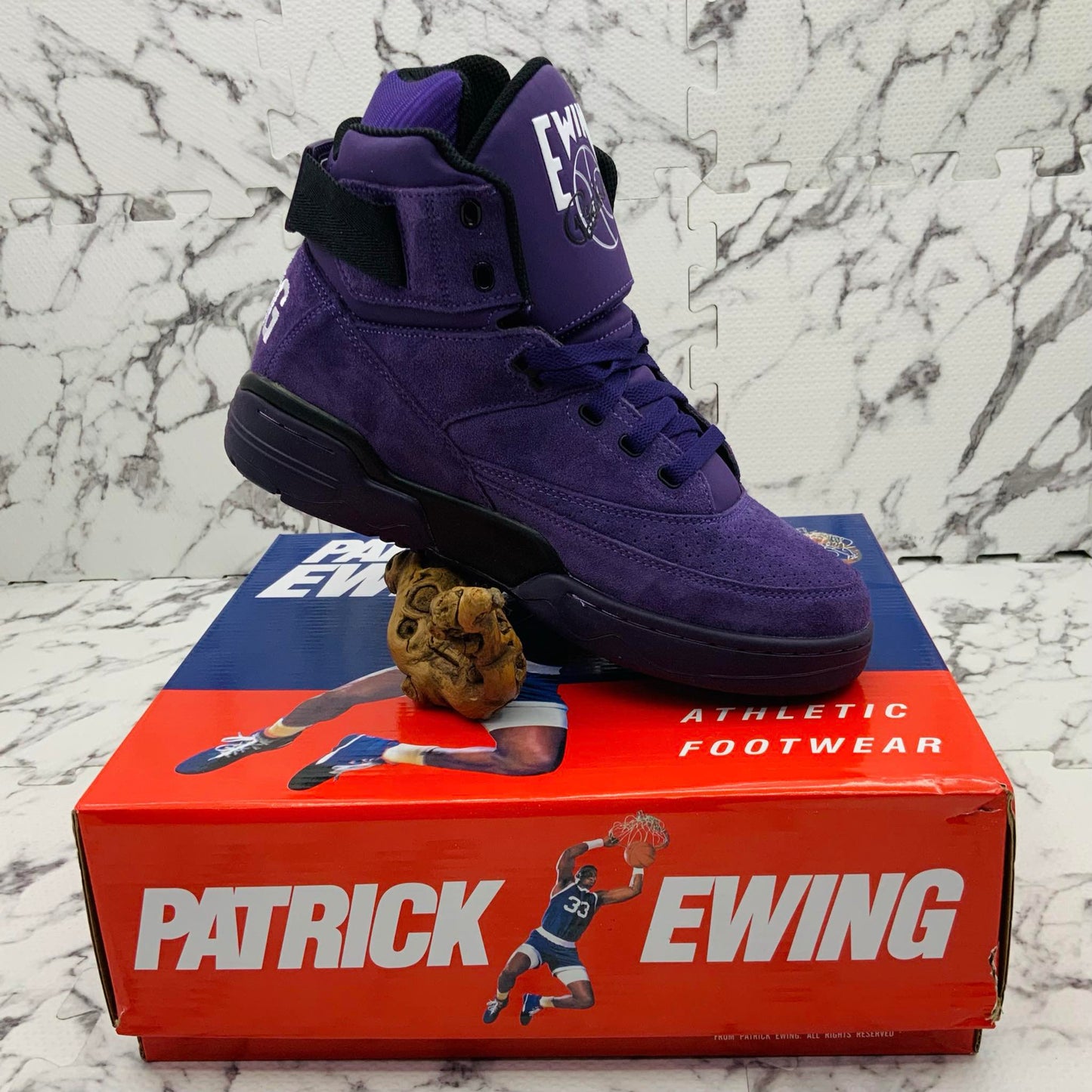 Men’s PATRICK EWING 33 HI OG Purple | Black Sneakers NWT