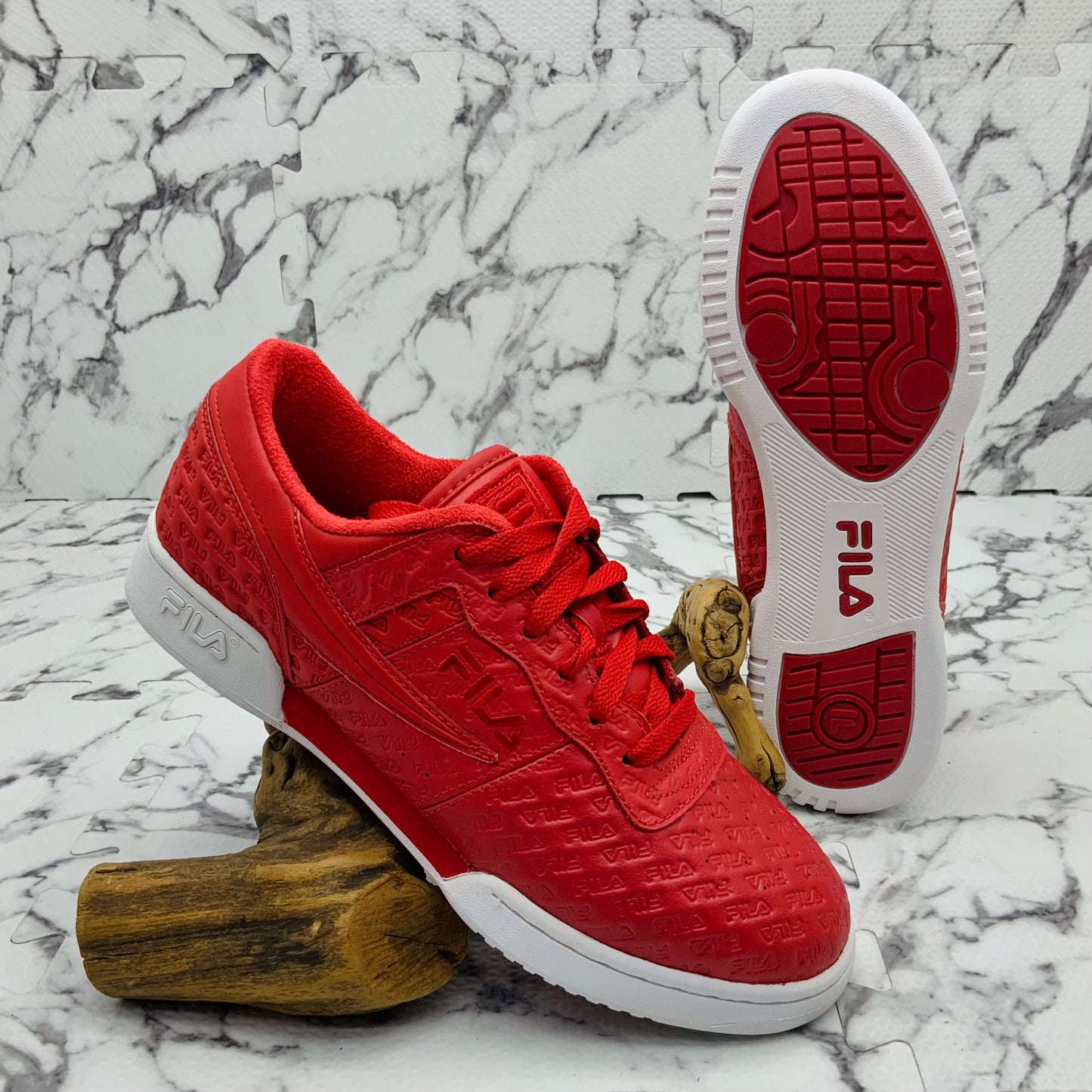 Men’s Fila Original Fitness SMA Red | White Sneakers NWT