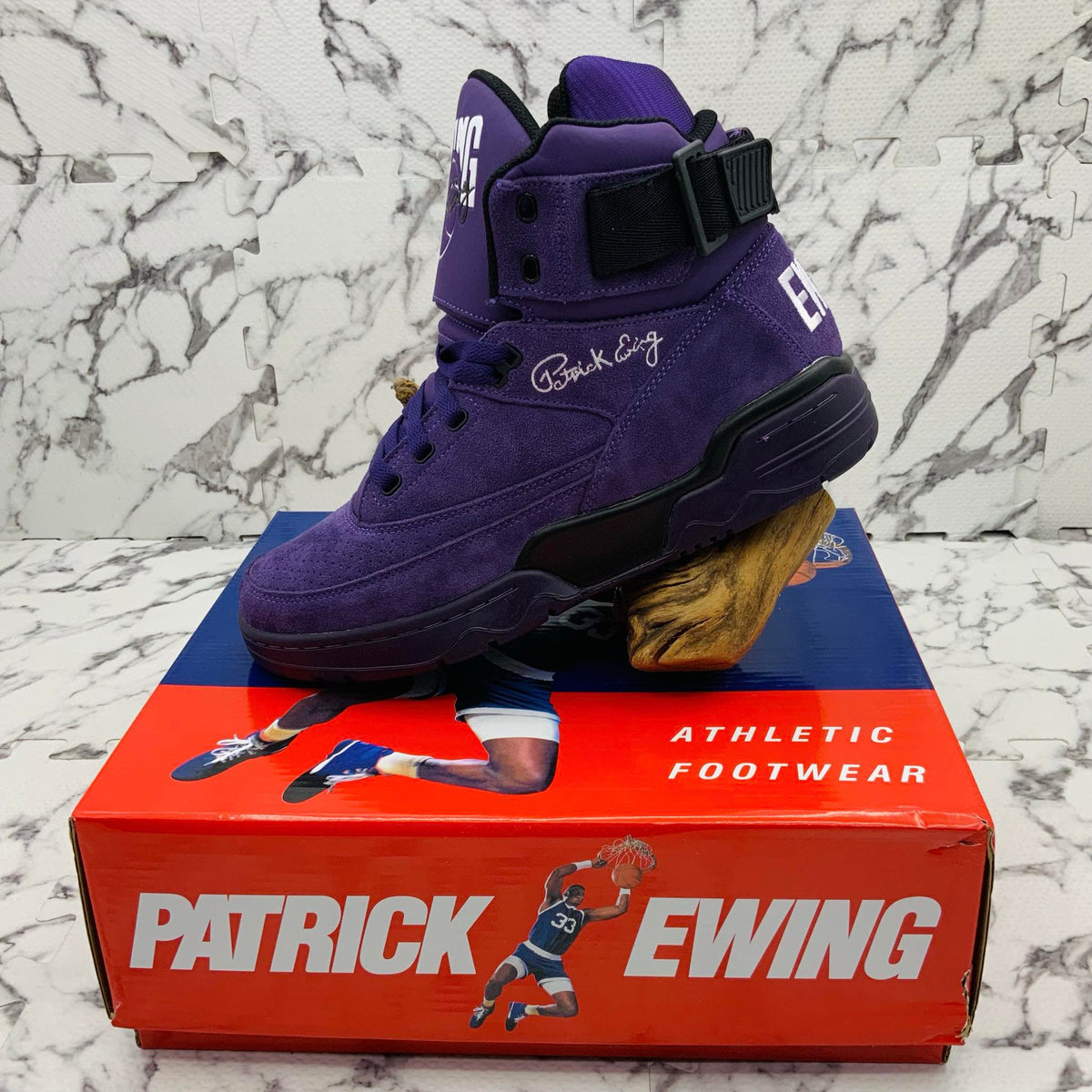Men’s PATRICK EWING Athletics 33 Hi White | Purple High-Top Sneakers NWT Patrick Ewing Rebound 33 Athletics Hi Top | Mercari main image 4