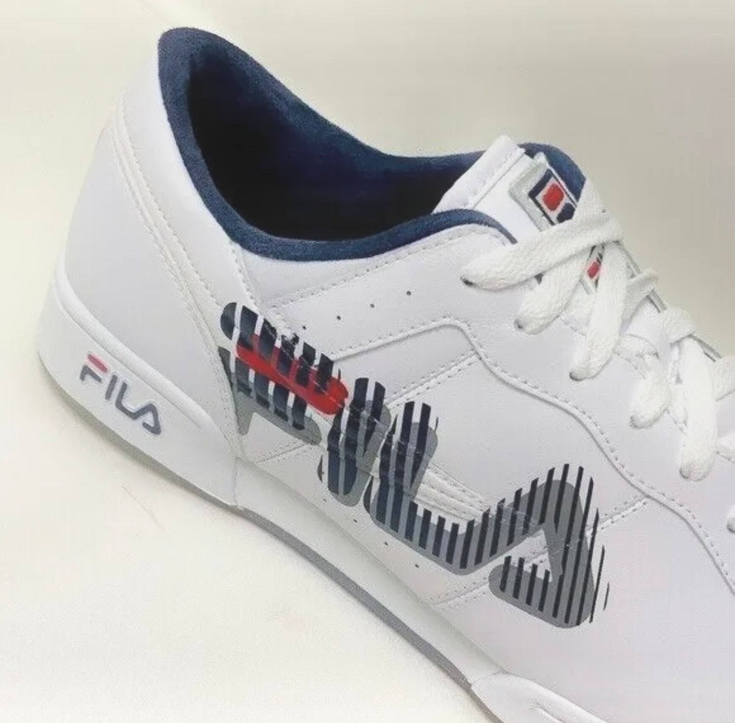 Men’s Fila Original Fitness Graphic White | Navy Sneakers NWT