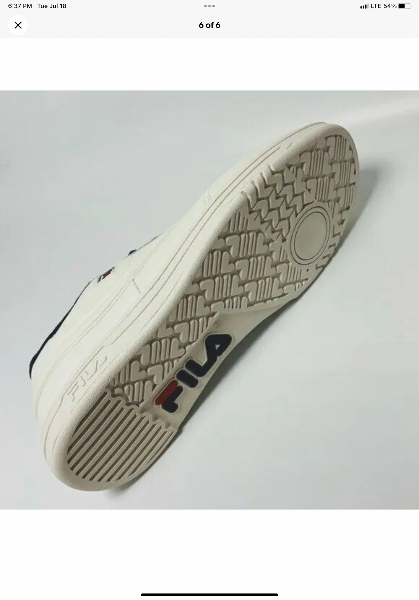 Men’s Fila Tennis 88 Gardenia | Navy | Red Sneakers NWT