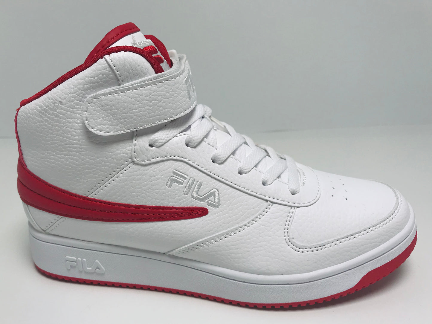 Men's Fila A High White | Red Fashion Sneakers NWT