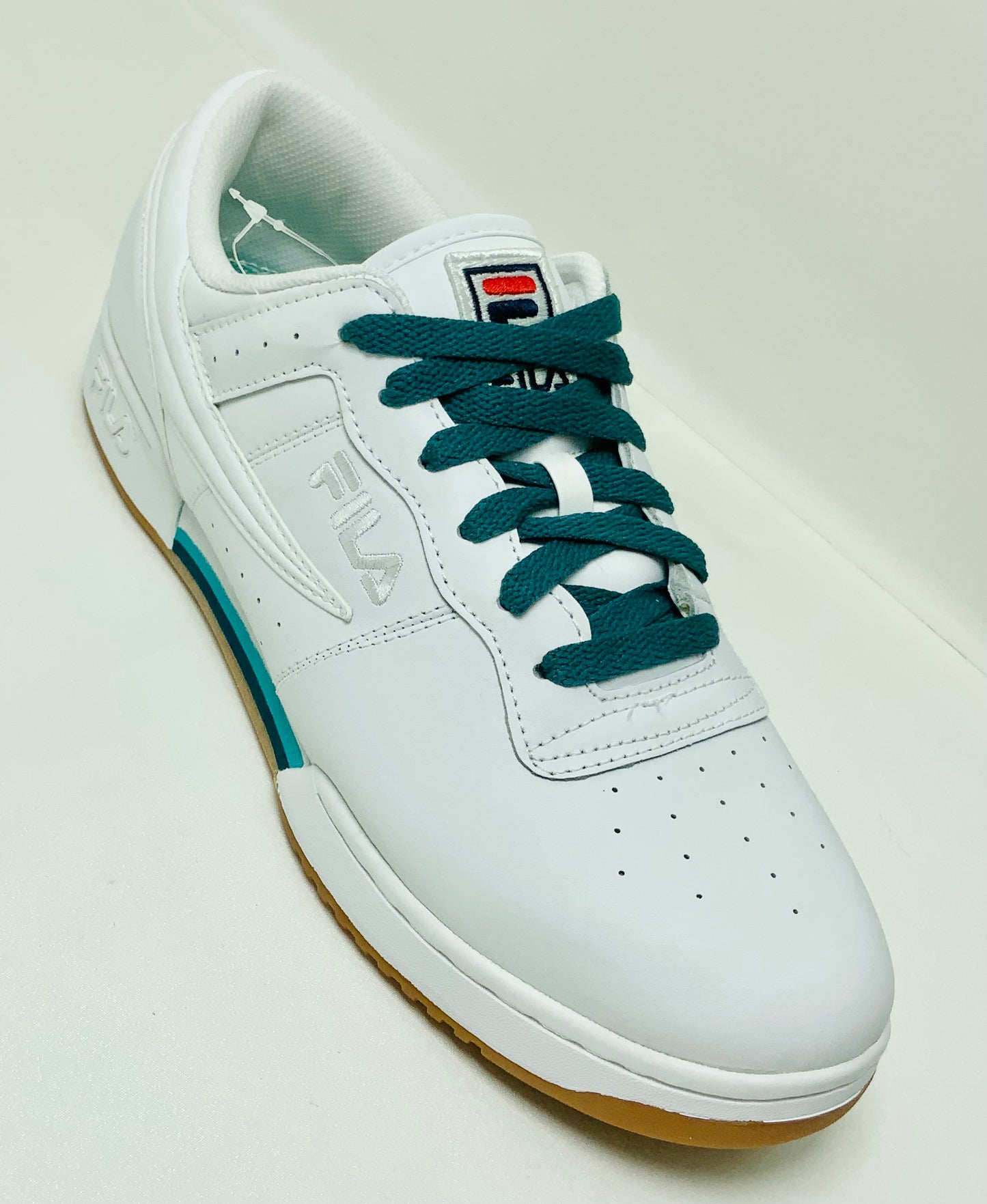 Men’s Fila Original Fitness Duo White | Turquoise Sneakers NWT