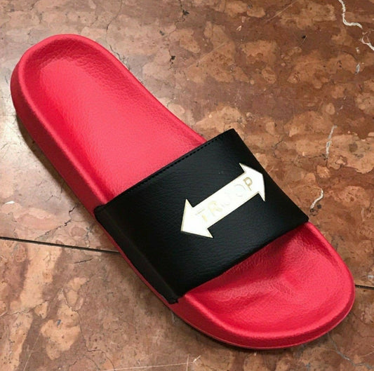 Men's Troop Arrow Slide Red | Black Fli Flops NWT