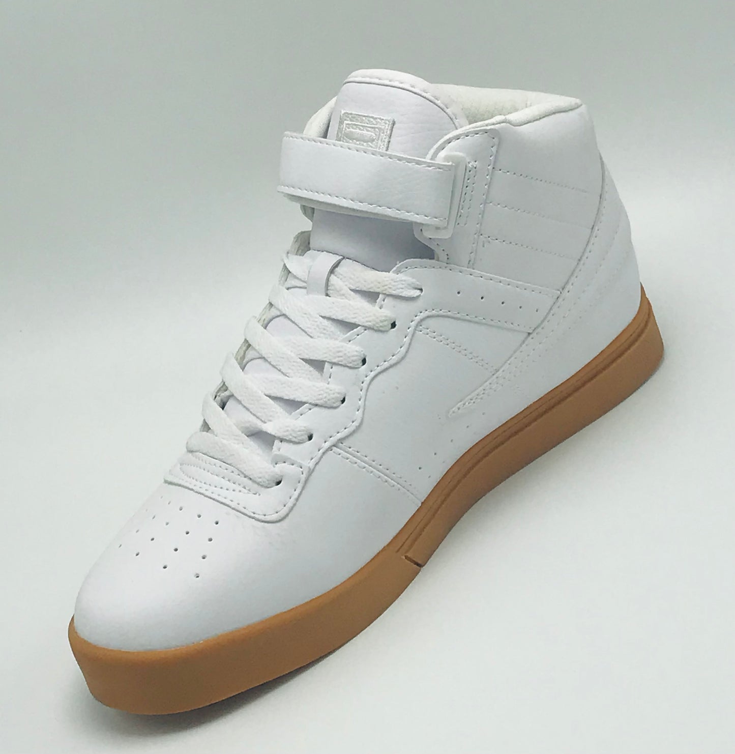 Men's Fila Vulc 13 Mid Plus White | Gum Sneakers NWT