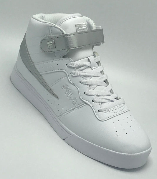 Men's Fila Vulc 13 Mid Plus White | Silver Sneakers NWT