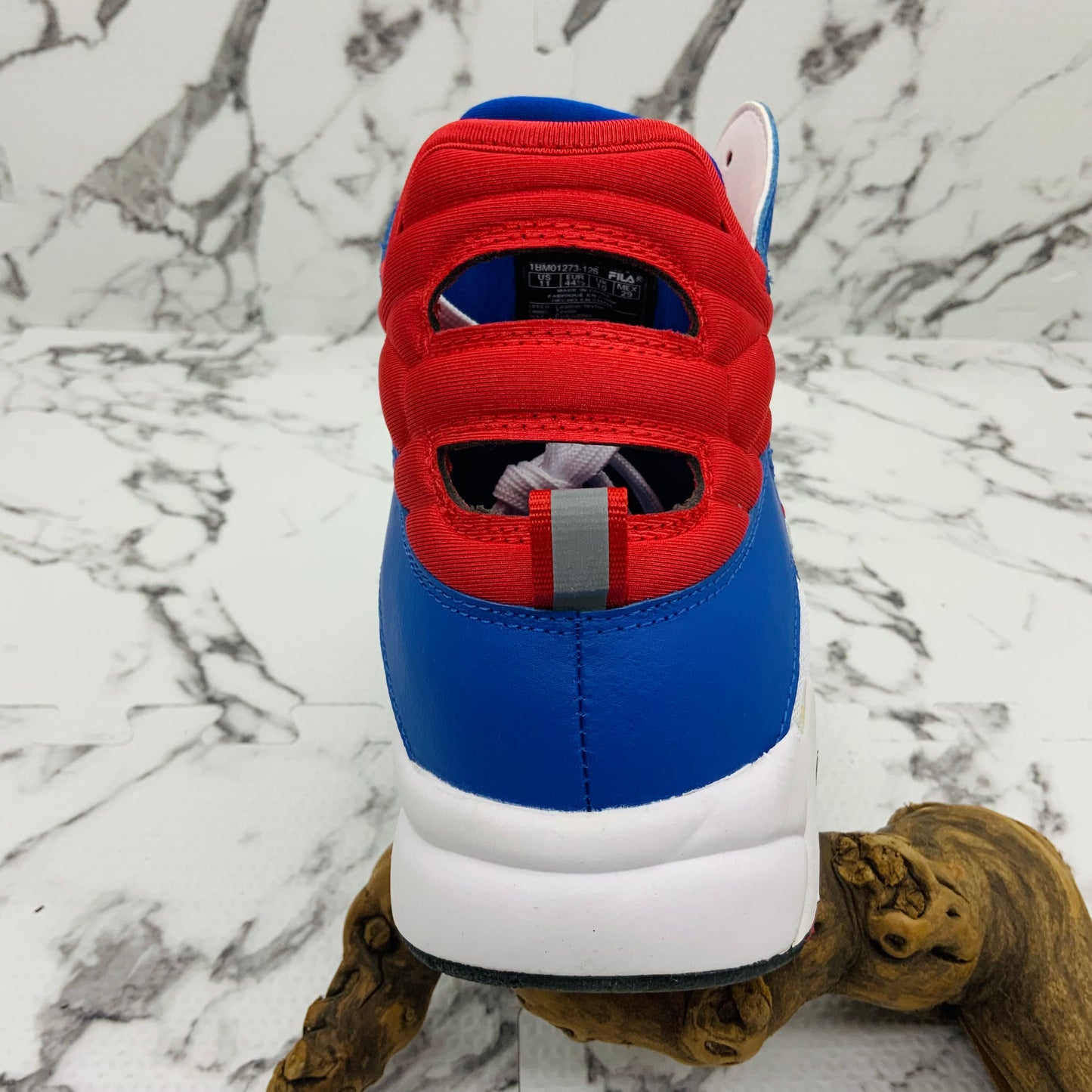 Men's Fila Cage Mid White | Blue | Red Sneakers NWT