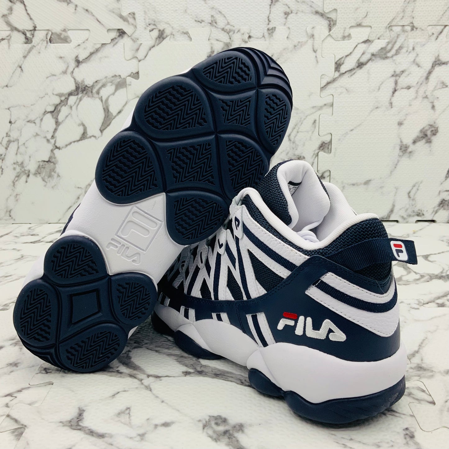 Men’s Fila StackHouse Spaghetti Navy | White Sneakers NWT