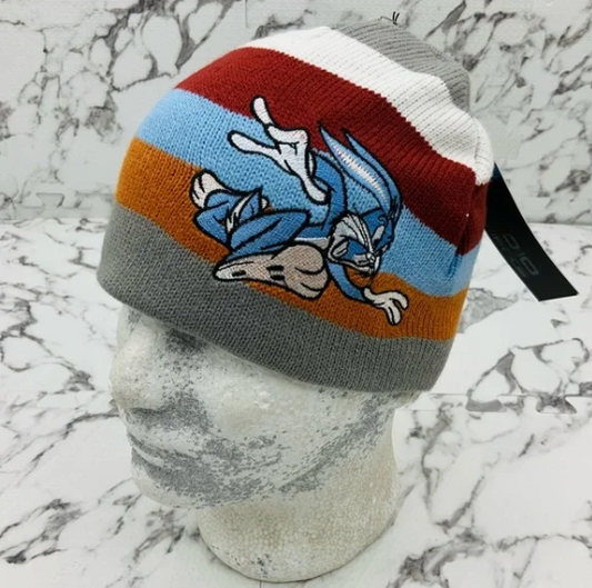 Men's Studio by Southpole Bugs Bunny Grey | White | Sky | Burgundy Beanies NWT