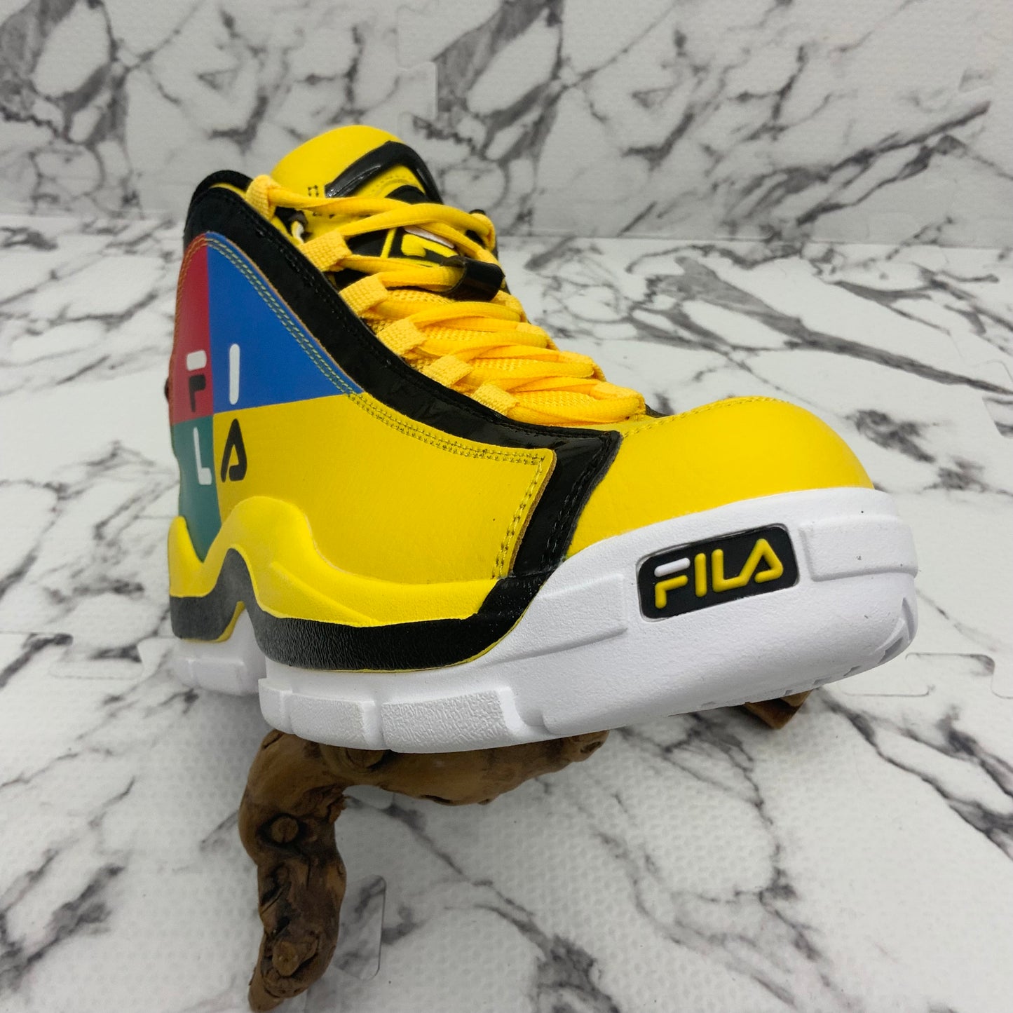 Men’s Fila Grant Hill 2 Festival Yellow | Black | Multicolor Sneakers NWT