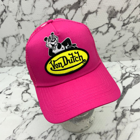 VonDutch Hot Pink | Black | Yellow Bestseller Trucker Hat NWT