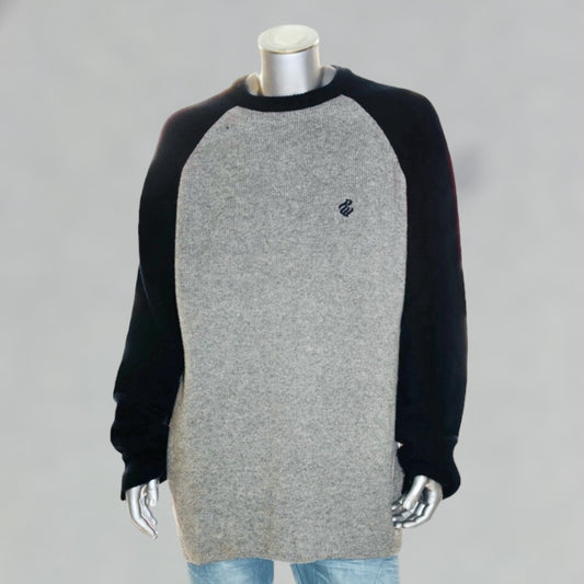 Men's Rocawear Grey | Navy Crewneck Sweater NWT