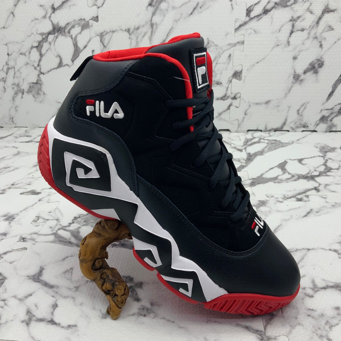 SOLD OUT Men’s Fila MB Black | White | Red Sneakers NWT