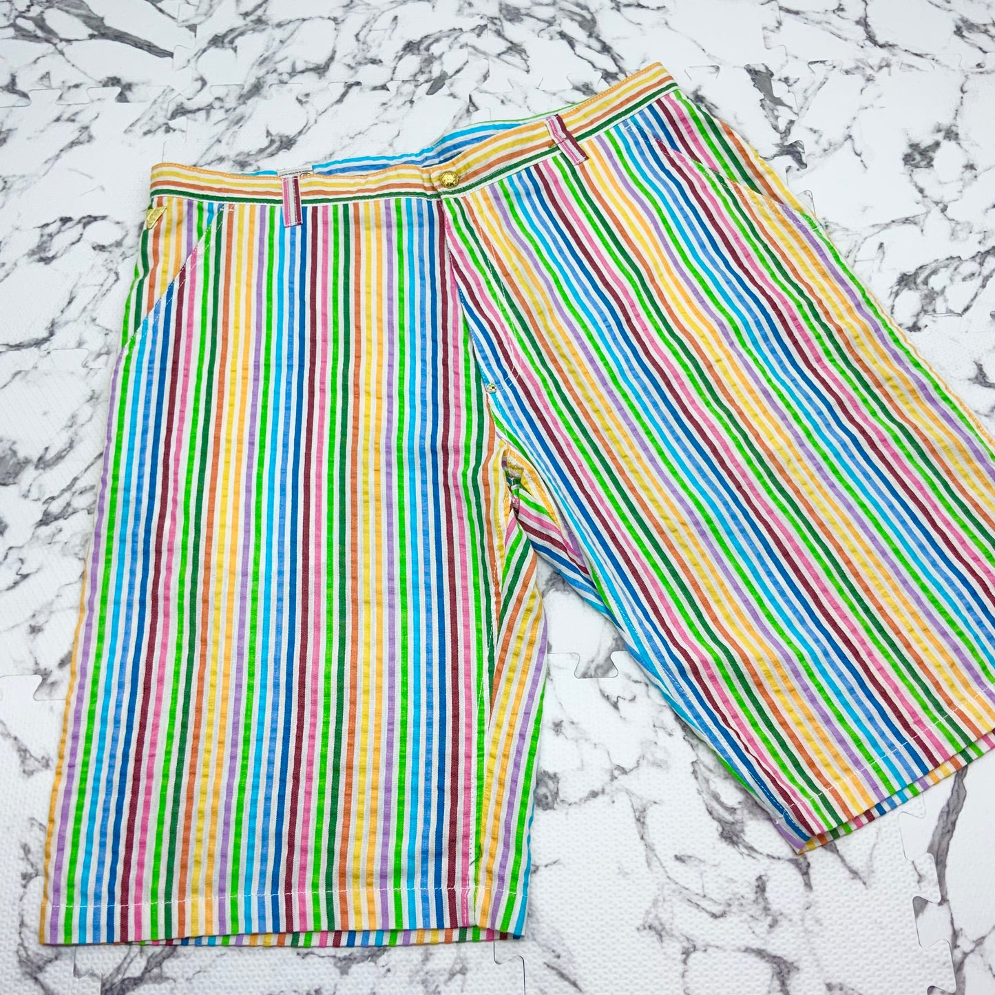 Men's Parish Multicolor Striped Shorts NWT