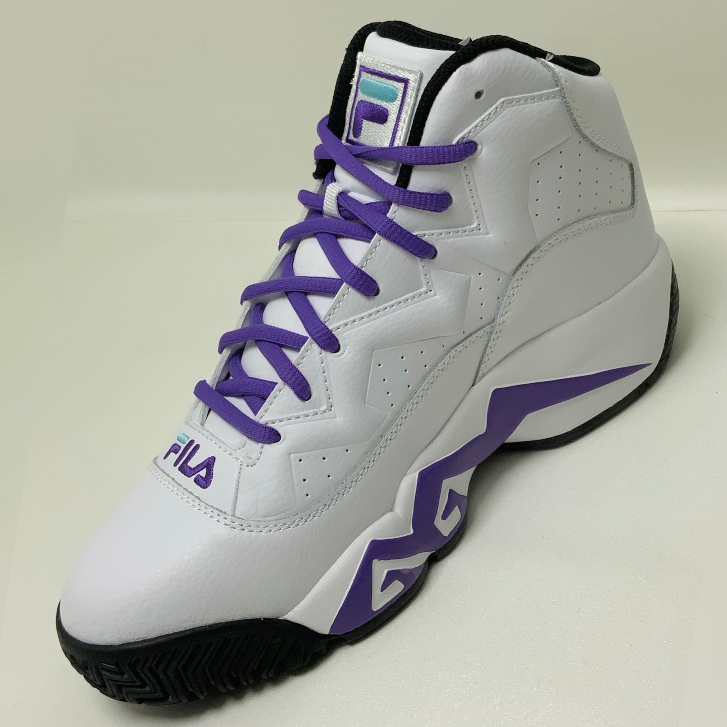 Men’s Fila MB Chenille White | Purple | Turquoise Sneakers NWT