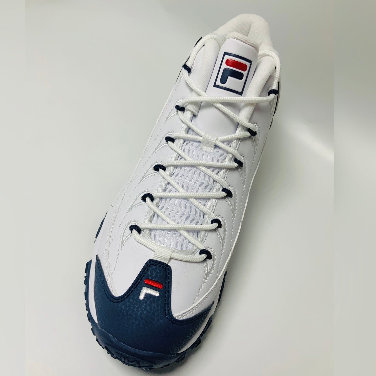 Men's Fila Snake Dancer White | Navy Sneakers NWT