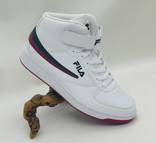 Men’s Fila A High White | Green | Red Sneakers NWT