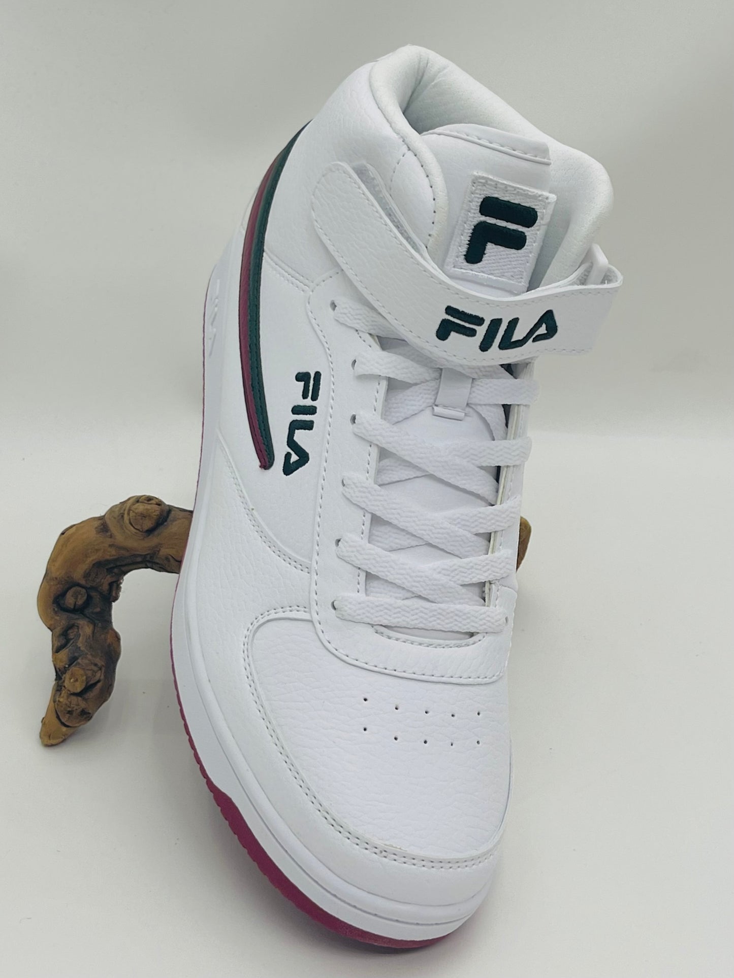 Men’s Fila A High White | Green | Red Sneakers NWT