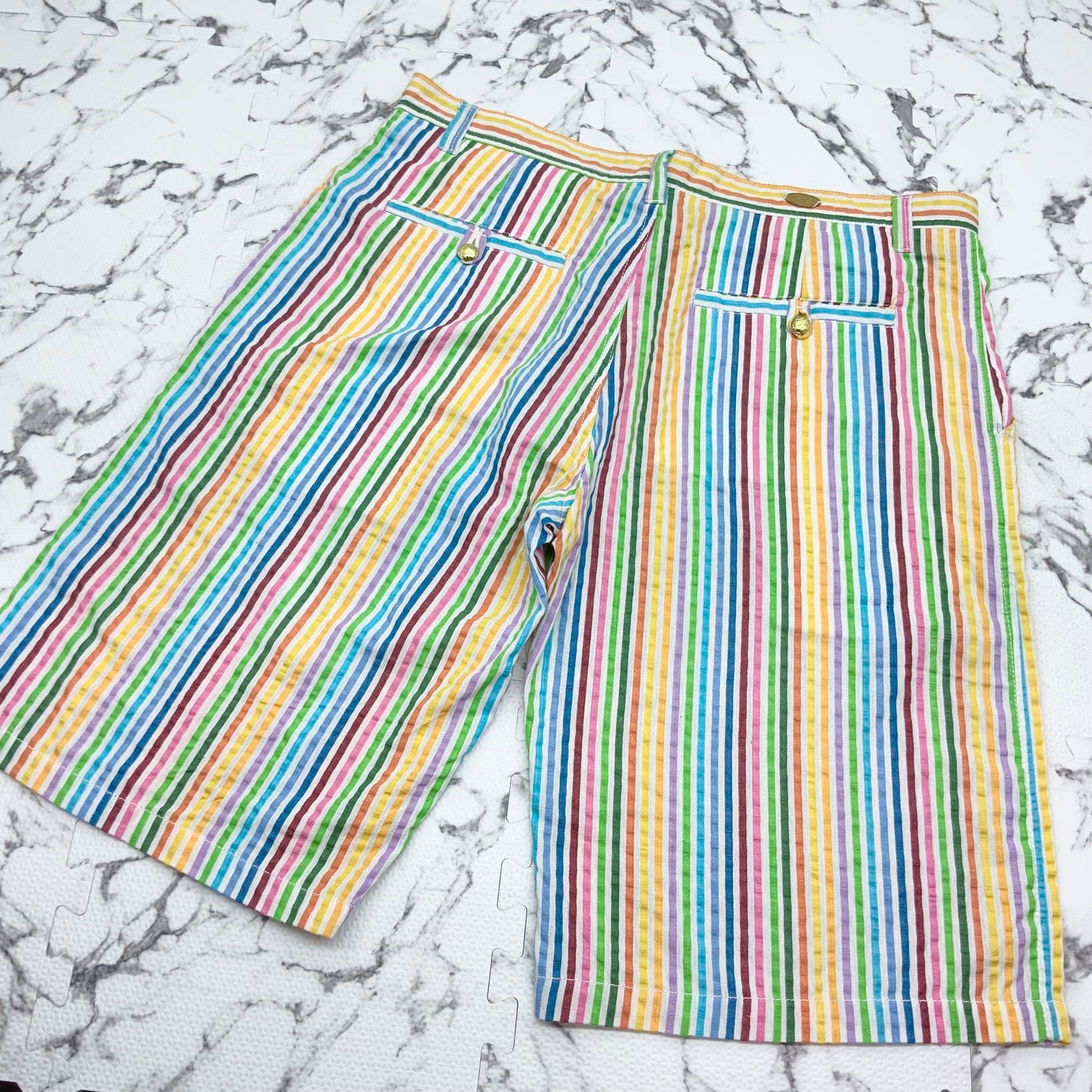 Men's Parish Multicolor Striped Shorts NWT