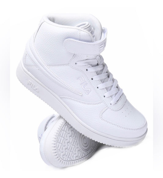 Fila A High White Casual Sneakers | Men's Shoes NWT