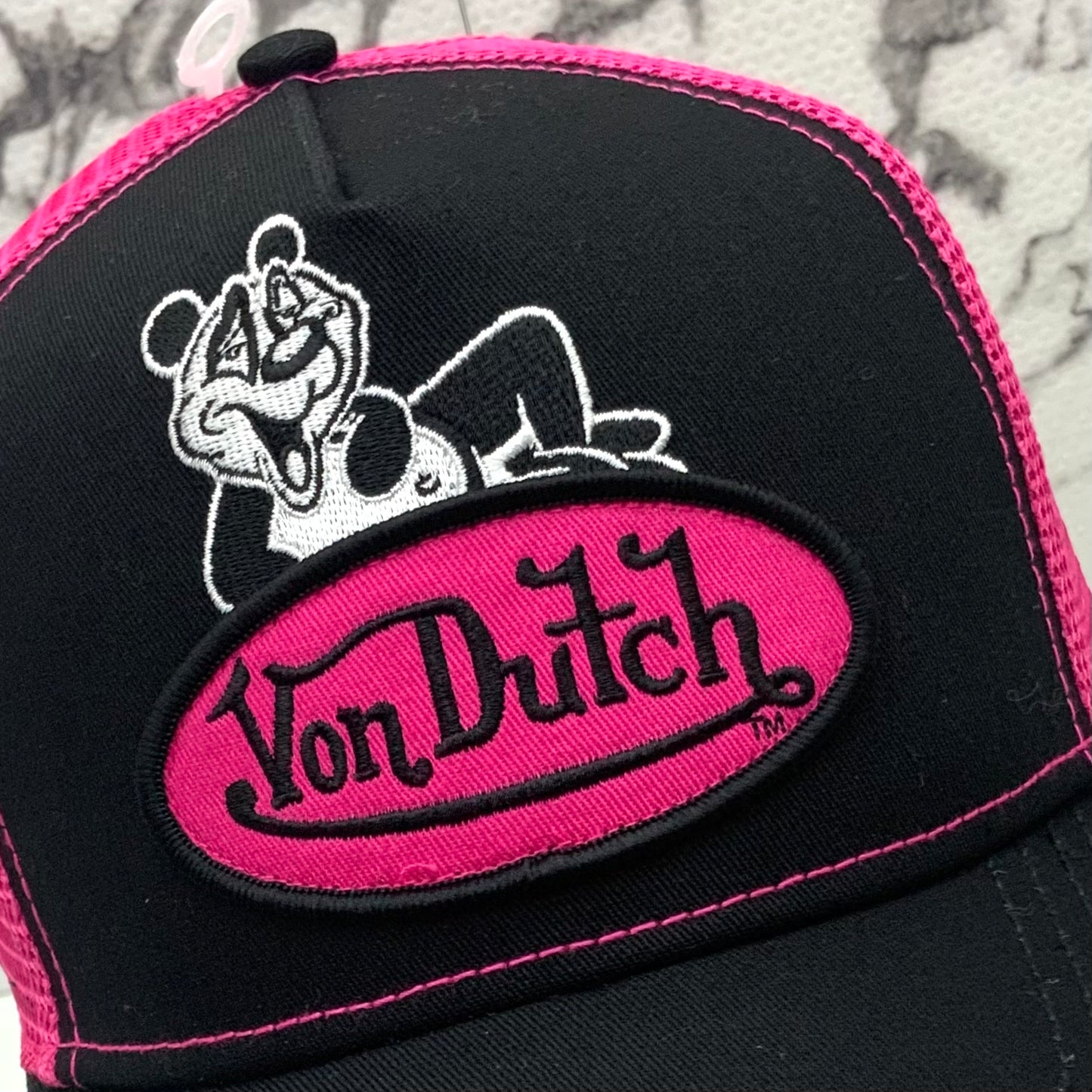 VonDutch Hot Pink | Black Fashion Trucker Hat NWT