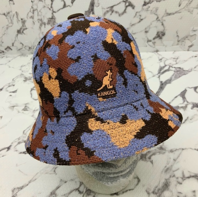 Men's Kangol Nature Camo Brown | Lavender | Peach | Coffee Casual Bucket Hat NWT