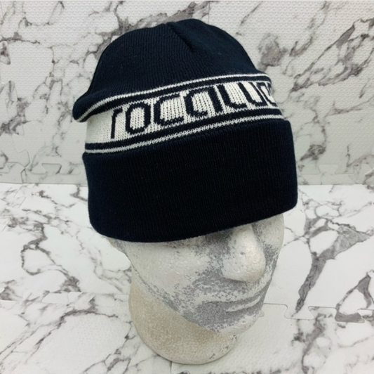 Men's Rocawear Black | White Pull On Cuff Beanies NWT