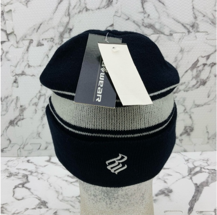 Men's Rocawear Black | White Pull On Cuff Beanies NWT